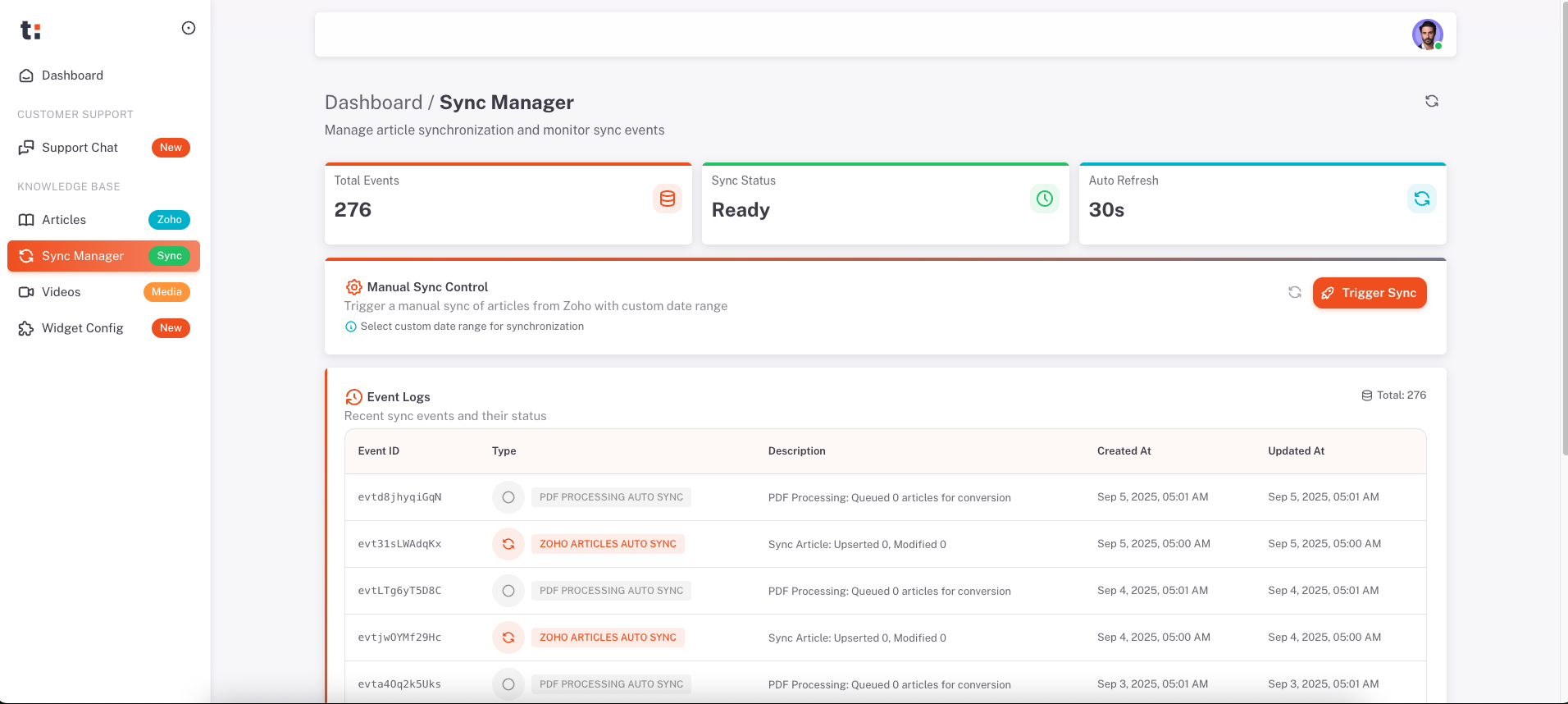 OutsourceBreeze - Enterprise AI Chatbot Platform - Designed and delivered a multi-tenant AI chatbot platform with RAG-powered intelligent responses and real-time analytics. project screenshot